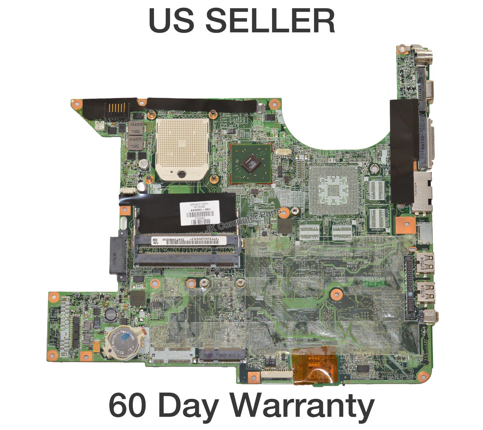 HP Motherboard 449903-001 449903001 DV6700 AMD Laptop Motherboard DETAILS: Listing is for an HP Motherboa - Click Image to Close