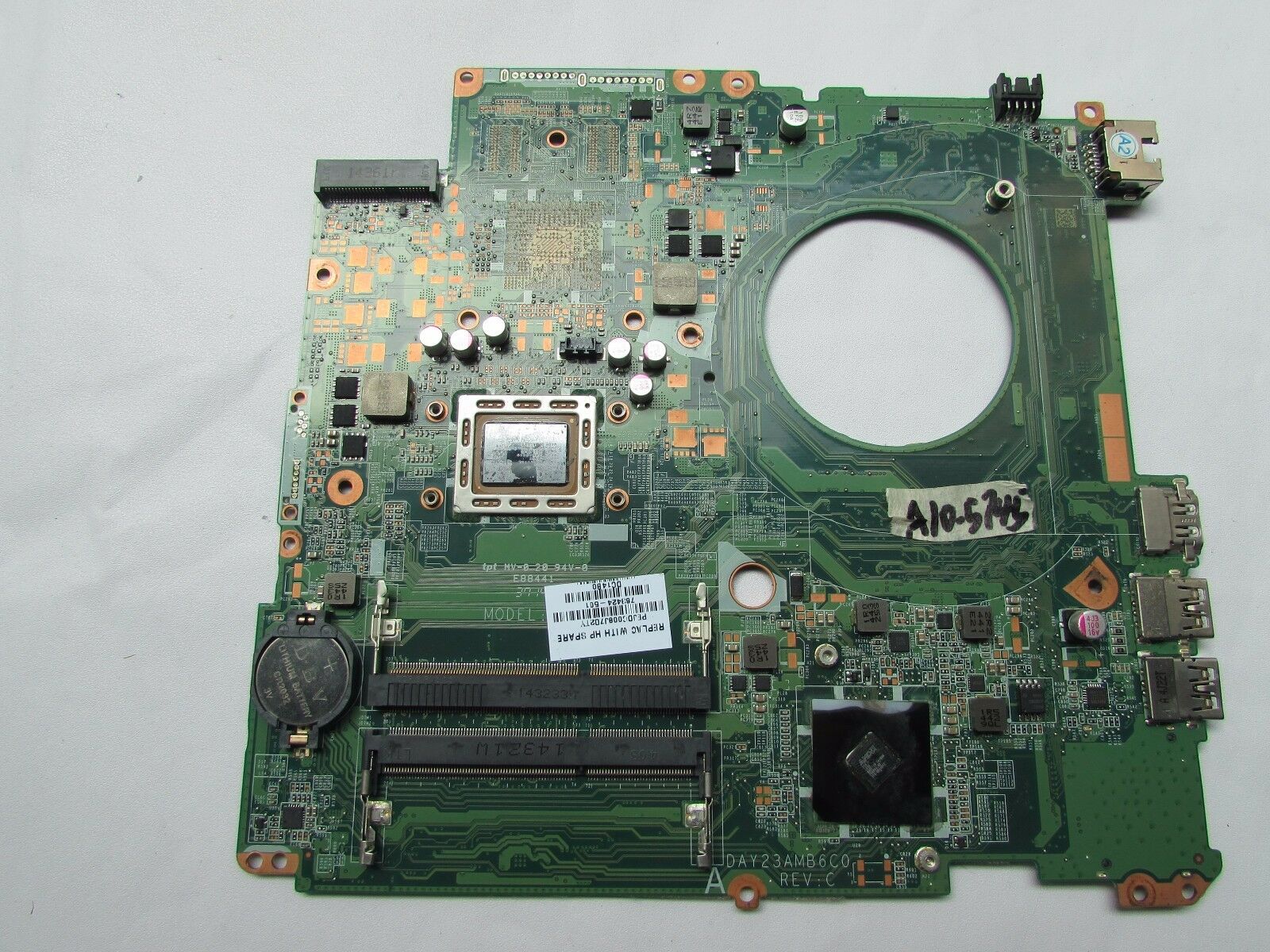 763424-501 763424-001 laptop motherboard For HP Pavilion 17-F DAY23AMB6C0 A10-5 Country/Region of Manufactu - Click Image to Close