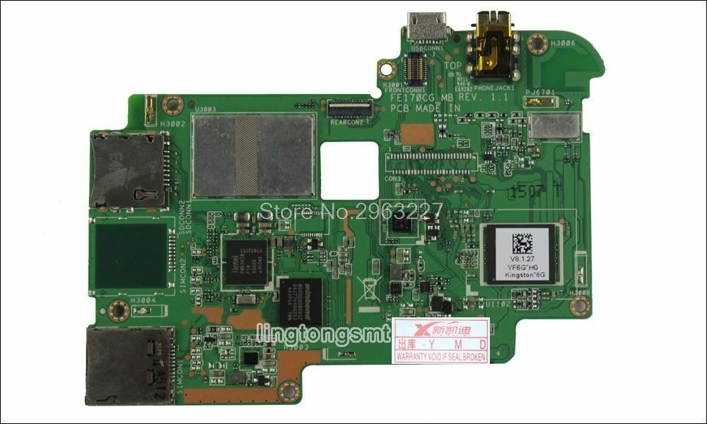 Fit Asus Fonepad 7 fe170cg PC Tablet Motherboard Motherboard Logic Board 8g Prodotto non nazionale: No MPN: - Click Image to Close