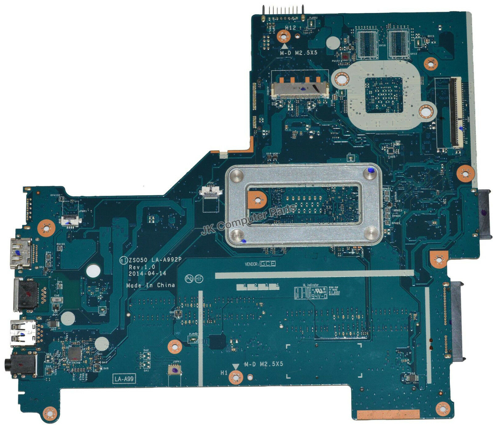 HP 15-R Laptop Motherboard w/ Intel i3-4010U 1.7Ghz CPU 764109-501 Brand: HP Compatible CPU Brand: Intel M - Click Image to Close
