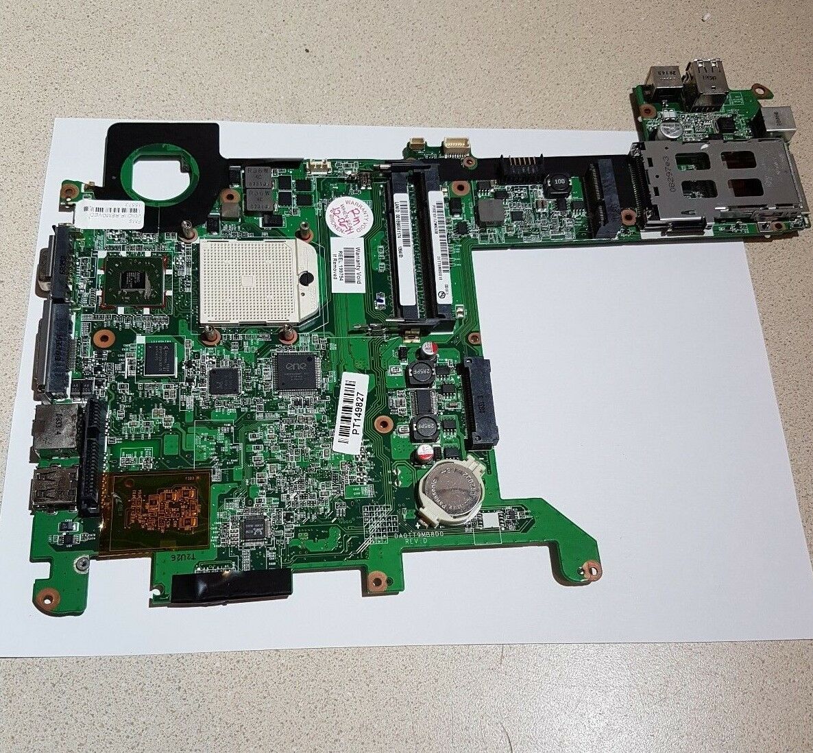 HP Pavilion Touchsmart TX2000 AMD Motherboard 480850-001 Compatible CPU Brand: AMD Features: On-Board Vi - Click Image to Close
