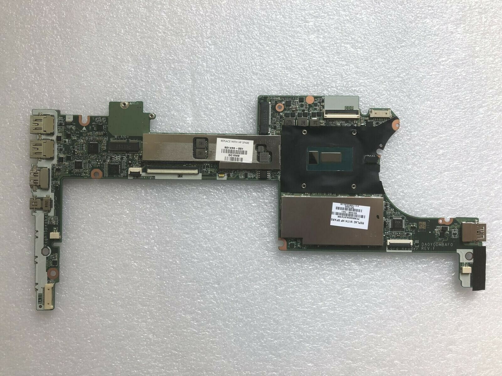 801505-501 For HP SPECTRE X360 13-4001 Laptop Motherboard Intel I7-5500 CPU Compatible CPU Brand: Intel Mem